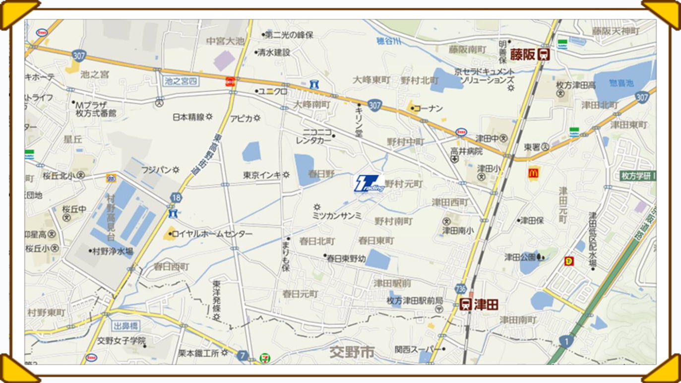 大阪物流センター枚方工場Map